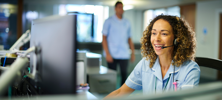 Health staff on the call