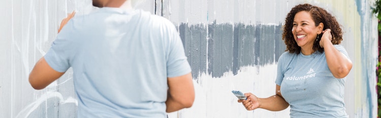 Discussion of office team for charity works