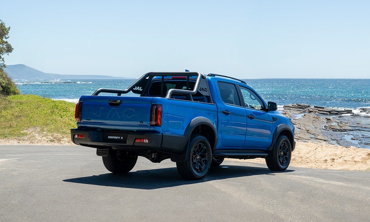 JAC T9 exterior rear view available on a novated lease in Australia through Maxxia.