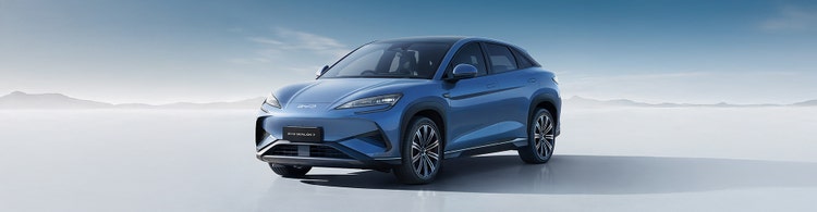 BYD Sealion 7 exterior front view. Contact Maxxia for BYD Sealion 7 novated lease today.