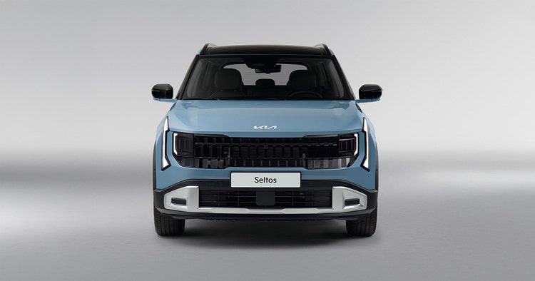 Kia Seltos front exterior view available on a novated lease through Maxxia in Australia.