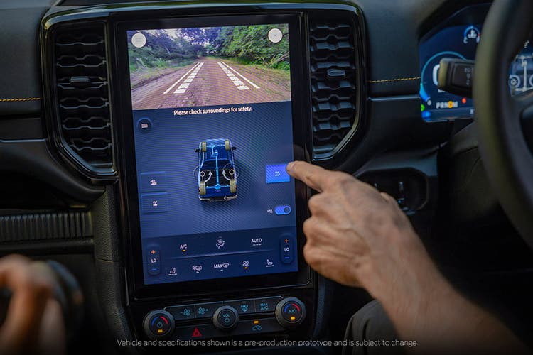 2023 Ford Ranger Wildtrak X interior