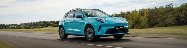 GWM Ora hatch front exterior view available on a novated lease through Maxxia in Australia.