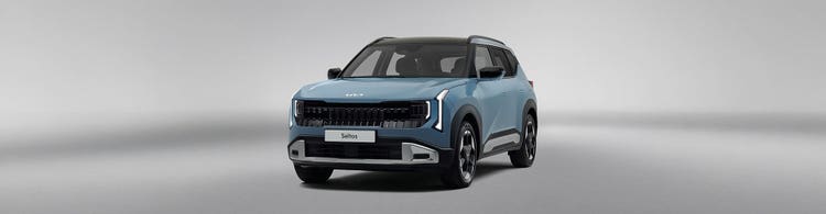 Kia Seltos front exterior view available on a novated lease through Maxxia in Australia.