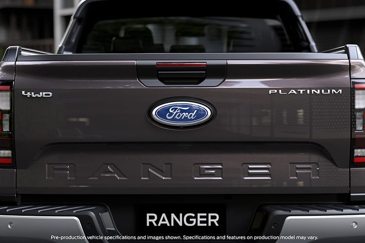 Ford Ranger Platinum rear