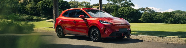 MG4 electric front exterior view available on a novated lease through Maxxia in Australia.