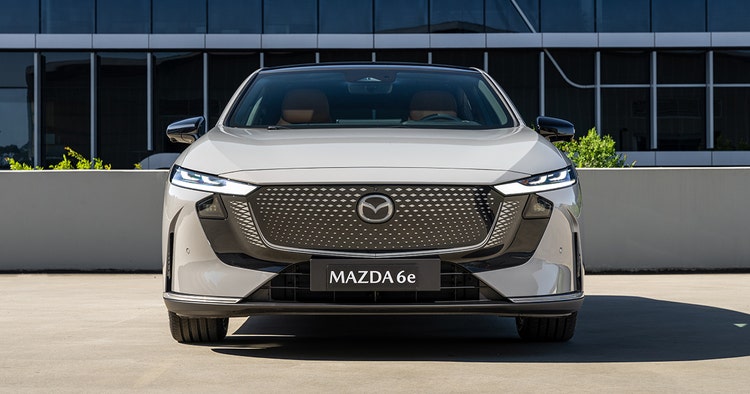 Mazda 6e interior dashboard view. Novate a Mazda 6e through Maxxia today and contact Maxxia novated lease team now.