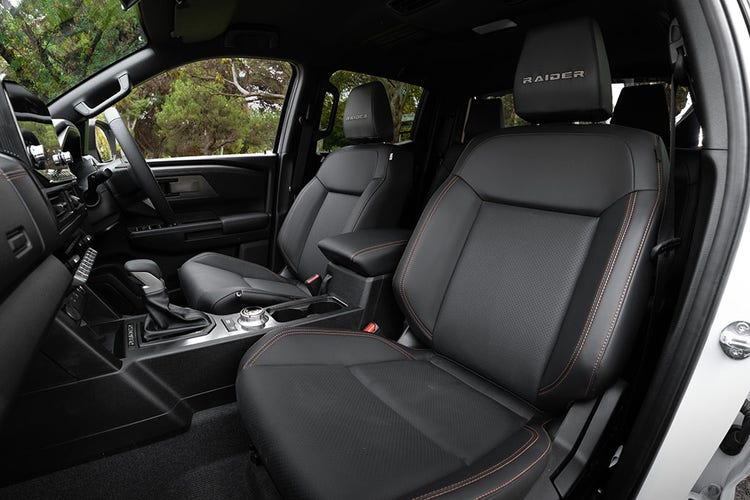 Mitsubishi Triton ute interior cabin view available on a novated lease through Maxxia in Australia.