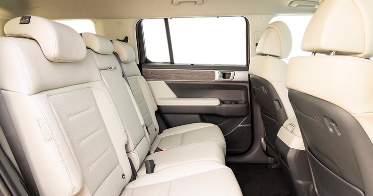 Hyundai Santa Fe second row seat. Novate a Hyundai Santa Fe through Maxxia and you could potentially save on tax.