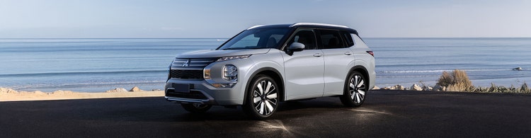 Mitsubishi Outlander front exterior view. Contact Maxxia novated lease team today and novate a Mitsubishi Outlander lease through Maxxia novated leasing.