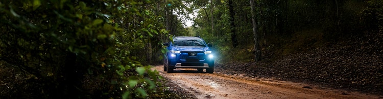 Subaru Trailseeker front exterior view available on a novated lease through Maxxia in Australia.