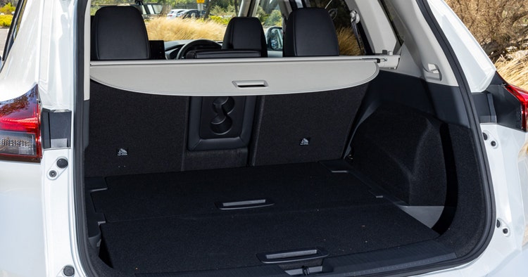 Nissan X-Trail exterior boot view available on a novated lease through Maxxia in Australia.
