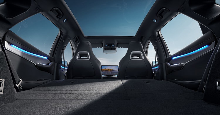 BYD Sealion interior sunroof and boot view. BYD Sealion novated lease through Maxxia and contact Maxxia novated lease team today.