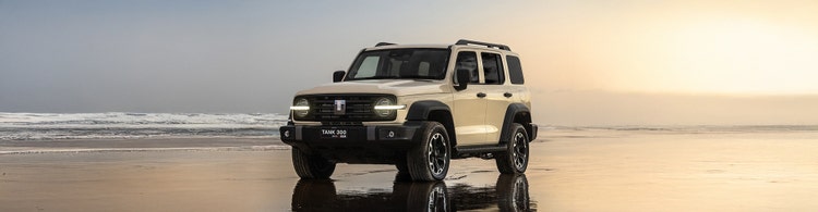 GWM Tank 300 front exterior view available on a novated lease through Maxxia in Australia.