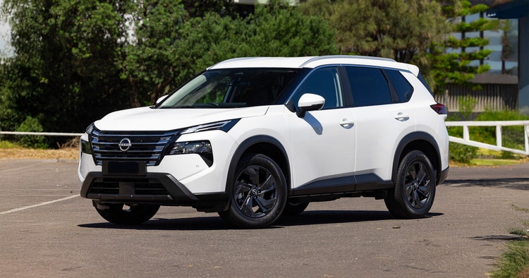 Nissan X-Trail front exterior view available on a novated lease through Maxxia in Australia.