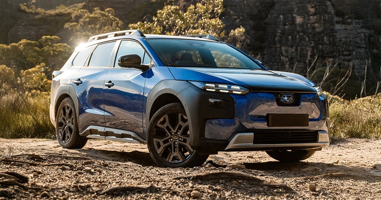 Subaru Trailseeker front exterior view available for a novated leasing with Maxxia.