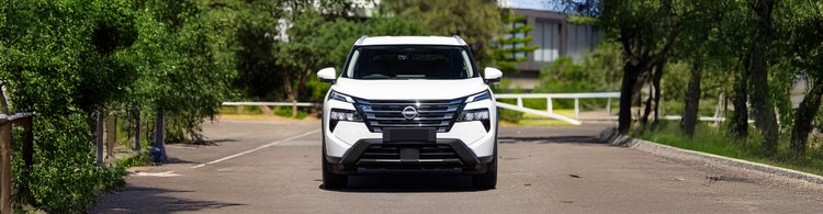 Nissan X-Trail front exterior view available on a novated lease through Maxxia in Australia.