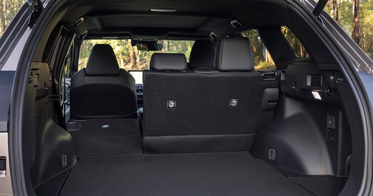 Toyota bZ4X SUV read boot view