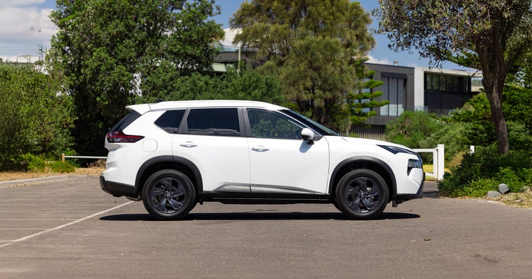 Nissan X-Trail rear exterior view available on a novated lease through Maxxia in Australia.