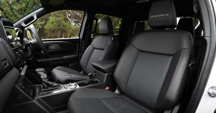 Mitsubishi Triton interior cabin view available for a novated leasing with Maxxia.