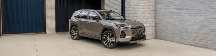 Toyota RAV4 front exterior view available on a novated lease through Maxxia in Australia.