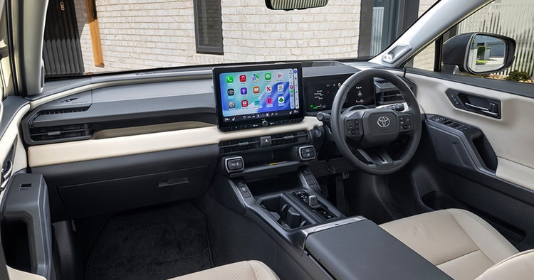 Toyota RAV4 interior dashboard view available for a novated leasing with Maxxia.