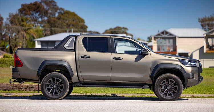 Toyota Hilux rear exterior view. Contact Maxxia novated lease team today and novate a Toyota Hilux lease through Maxxia.