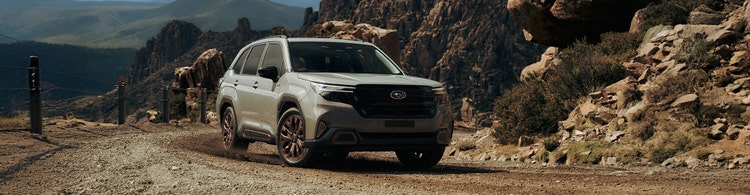 Subaru Forester AWD Sport Hybrid front exterior view. Novate a Subaru Forester AWD Sport Hybrid through Maxxia.