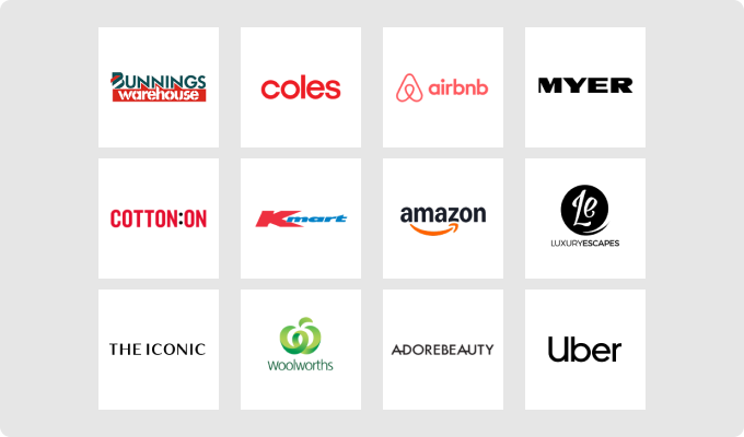 Rewards Retailers Logos