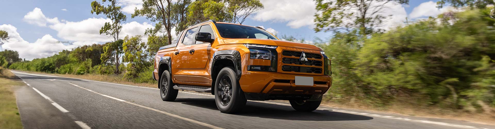 Mitsubishi Triton 2024 on road