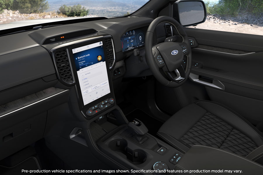Ford Ranger Platinum interior