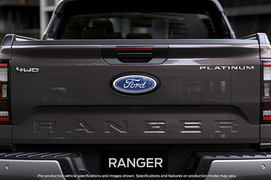 Ford Ranger Platinum rear