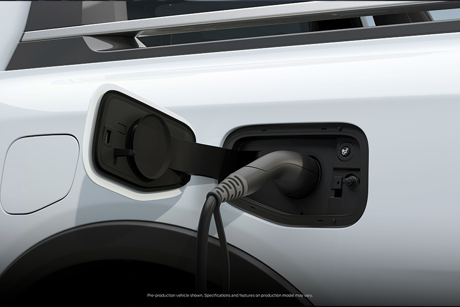 2025 Ford Ranger Plug-in Hybrid charging port