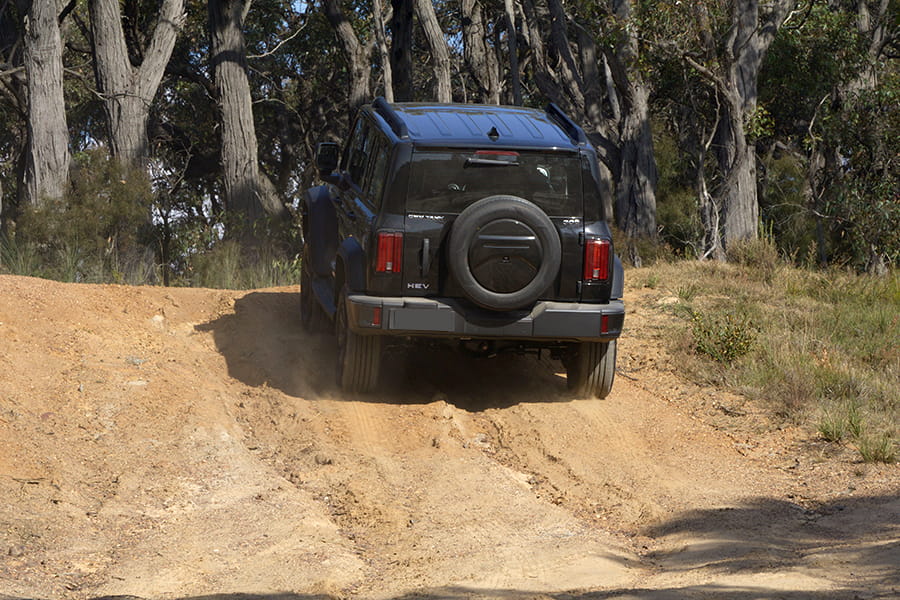 GWM Tank 300 Hybrid driving offroad