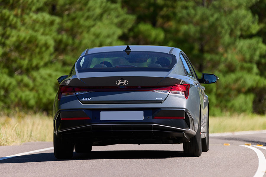 Hyundai i30 Sedan Hybrid 2024 rear