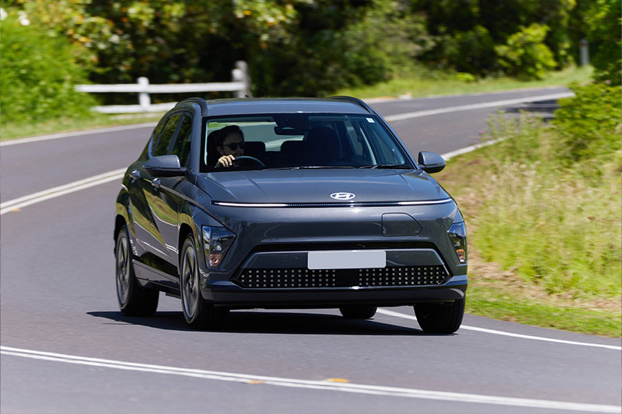 Hyundai Kona Electric 2024 on road