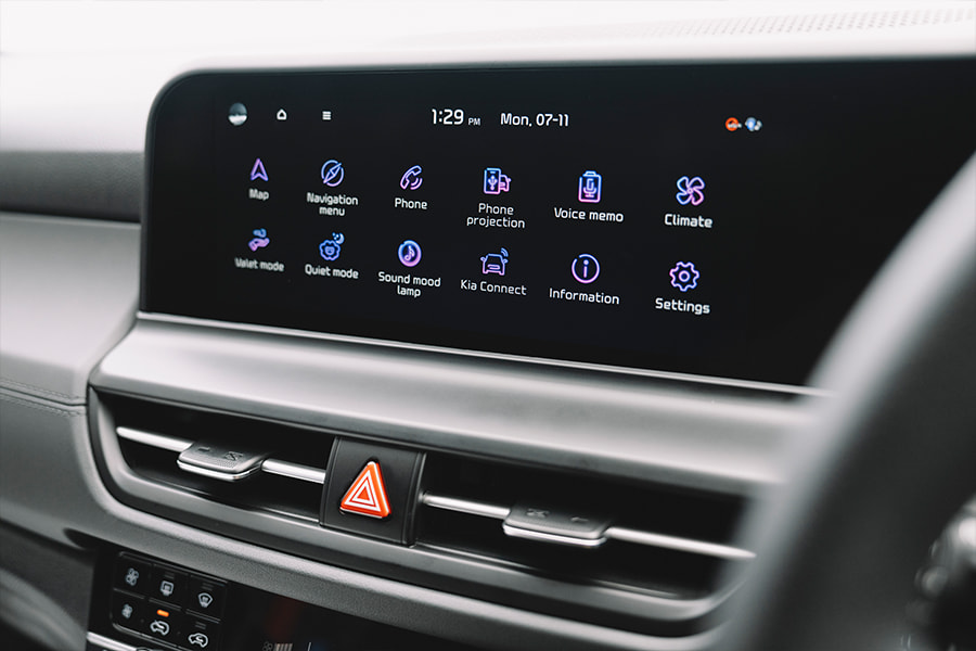 Kia Seltos infotainment