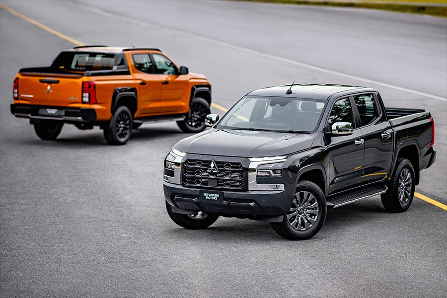 Two 2024 Mitsubishi Tritons