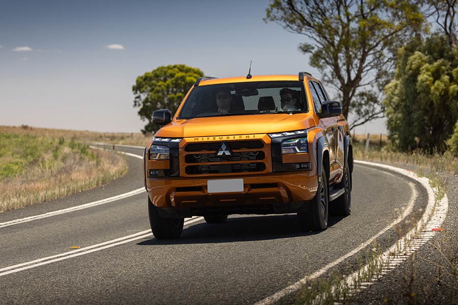 Mitsubishi Triton 2024 on road