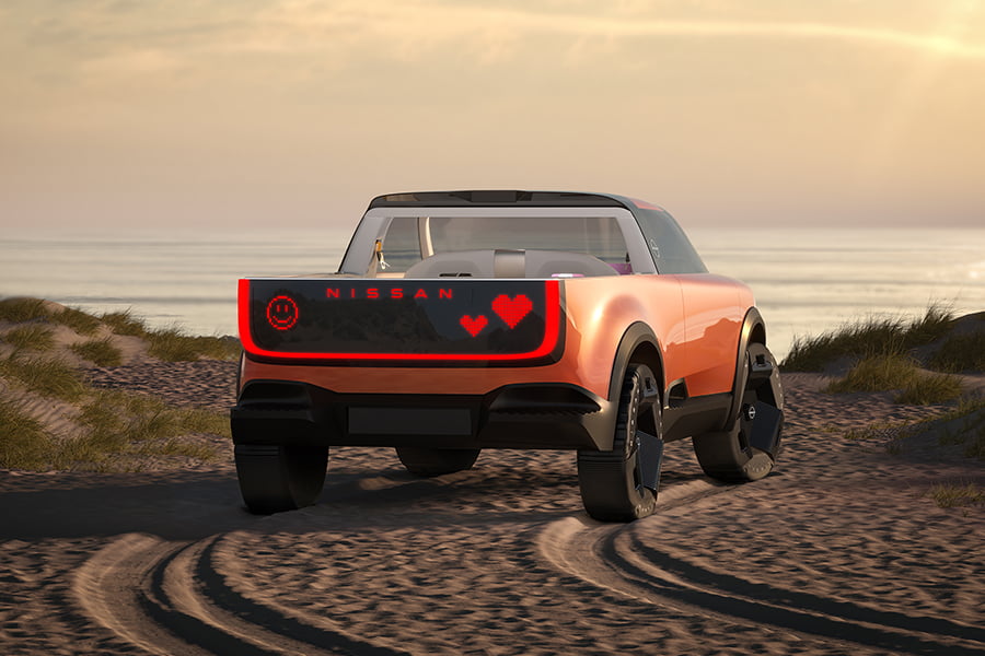 Nissan EVs 2023 concept ute rear