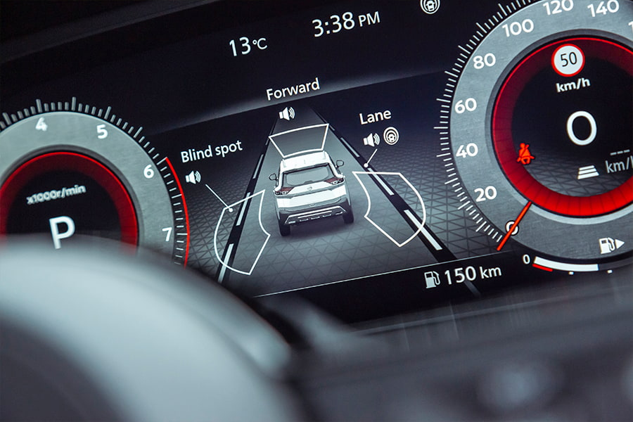 New Nissan X-Trail instruments