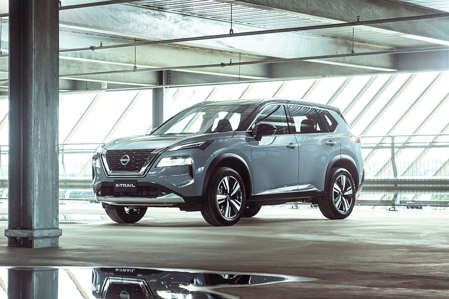 New Nissan X-Trail in parking garage