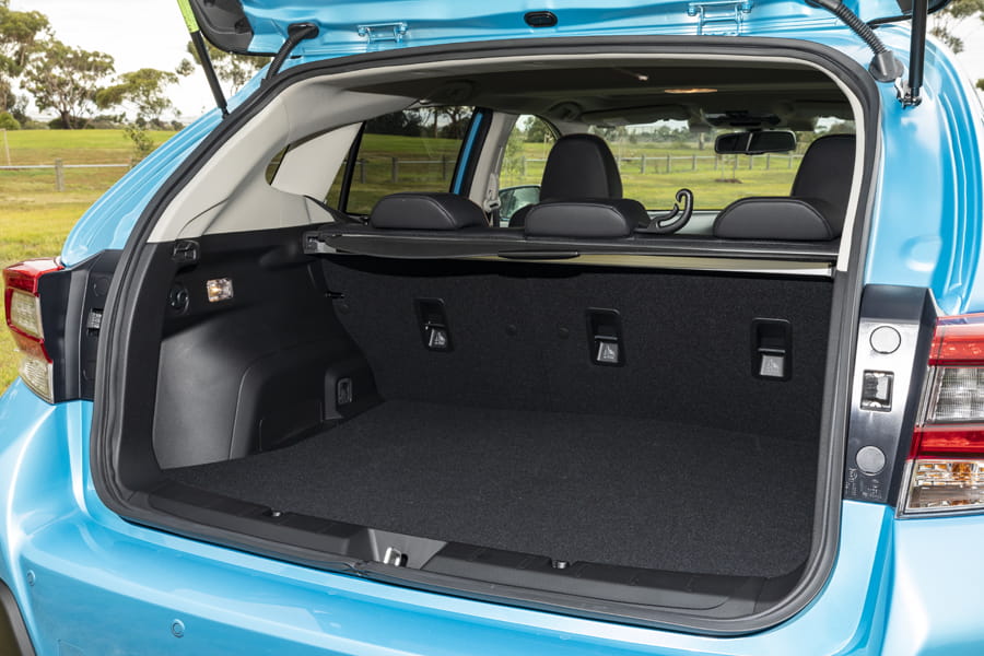 Subaru XV Hybrid S 2021 Review boot space
