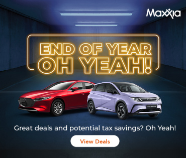Maxxia Novated Leasing Cars on Offer Advert