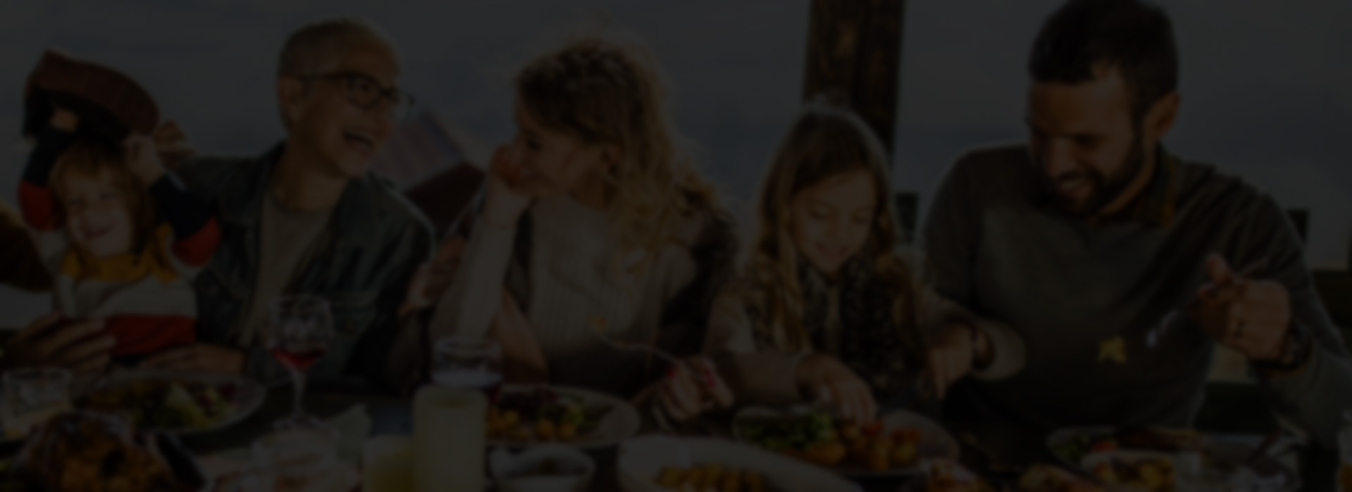 Family having a feast