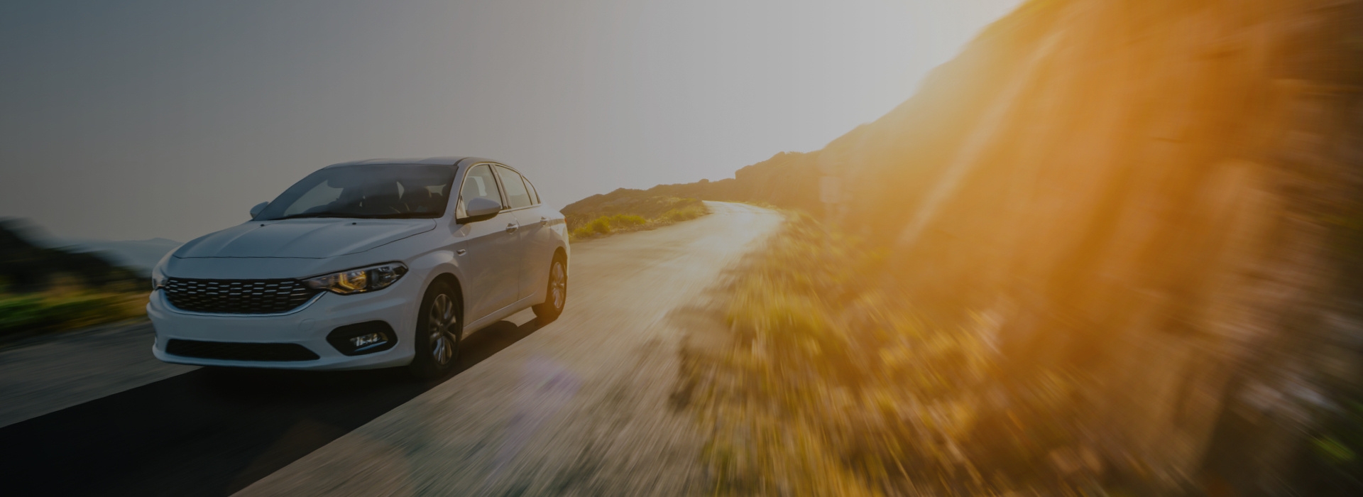 Novated lease car driving on road