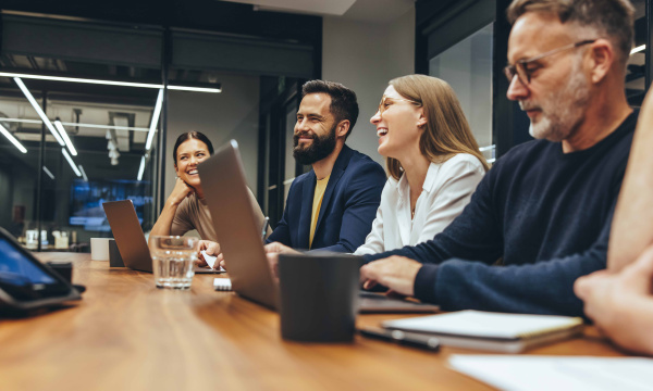 people in a meeting