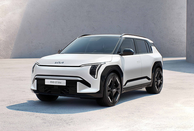 Kia EV3 parked