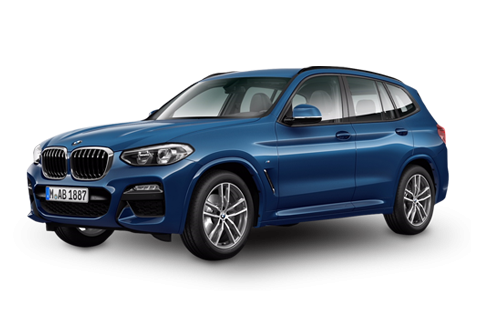 Blue BMW X3 car