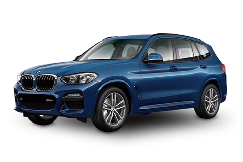 Blue BMW X3 car